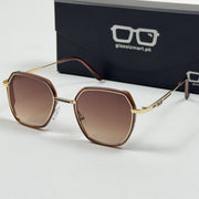 Dior – 5039 – 51 – Golden Brown – Metal – Sunglasses – Unisex