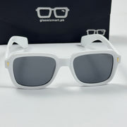 Moscot – 6027 – 52 - White Black – Acetate  – Sunglasses - Unisex