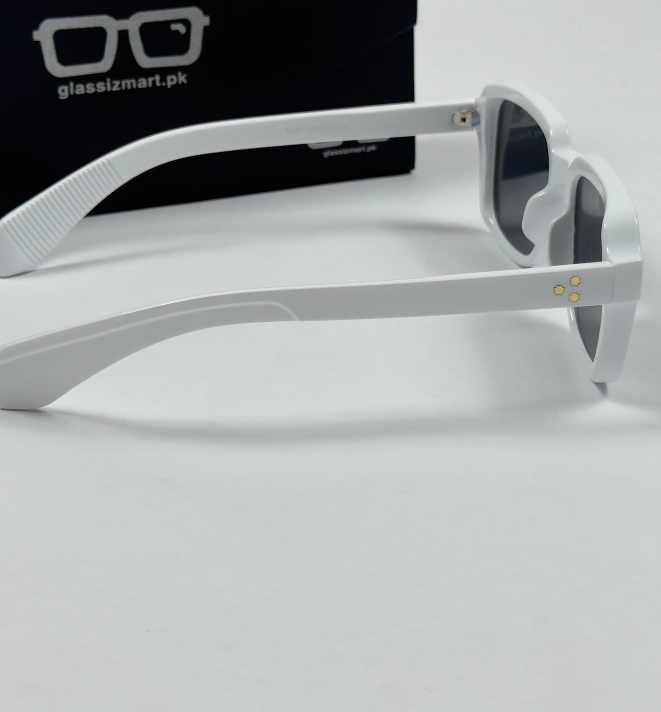 Moscot – 6027 – 52 - White Black – Acetate  – Sunglasses - Unisex