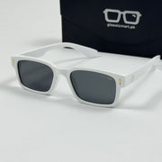 Moscot – 6041 – 53 - White Black – Acetate  – Sunglasses - Unisex