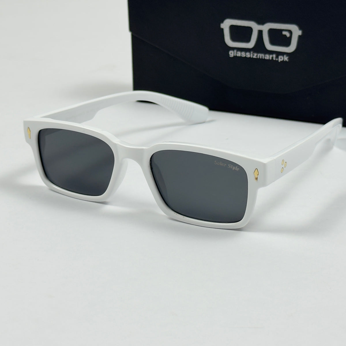 Moscot – 6041 – 53 - White Black – Acetate  – Sunglasses - Unisex
