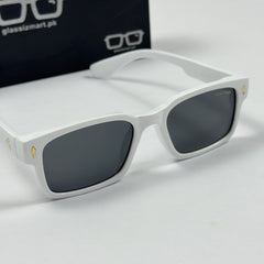 Moscot – 6041 – 53 - White Black – Acetate  – Sunglasses - Unisex