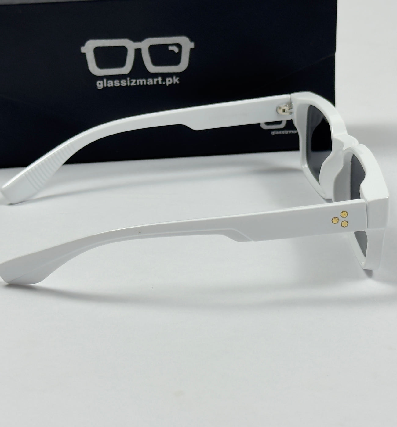 Moscot – 6041 – 53 - White Black – Acetate  – Sunglasses - Unisex