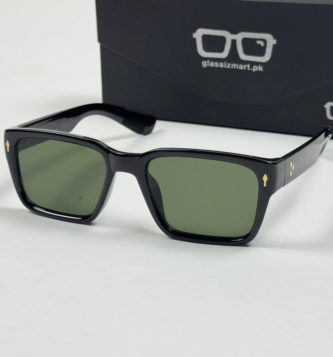 Moscot – 6507 – 53 - Black Green – Acetate  – Sunglasses - Unisex