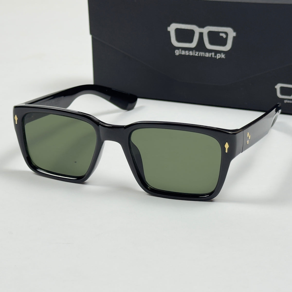 Moscot – 6507 – 53 - Black Green – Acetate  – Sunglasses - Unisex
