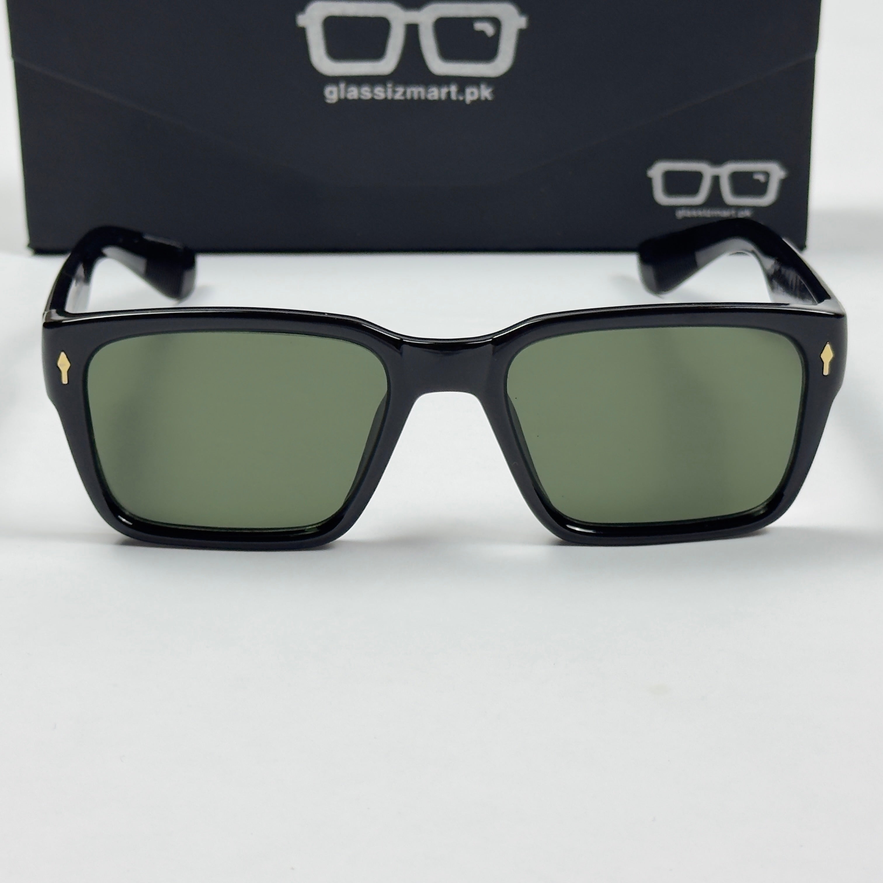 Moscot – 6507 – 53 - Black Green – Acetate  – Sunglasses - Unisex