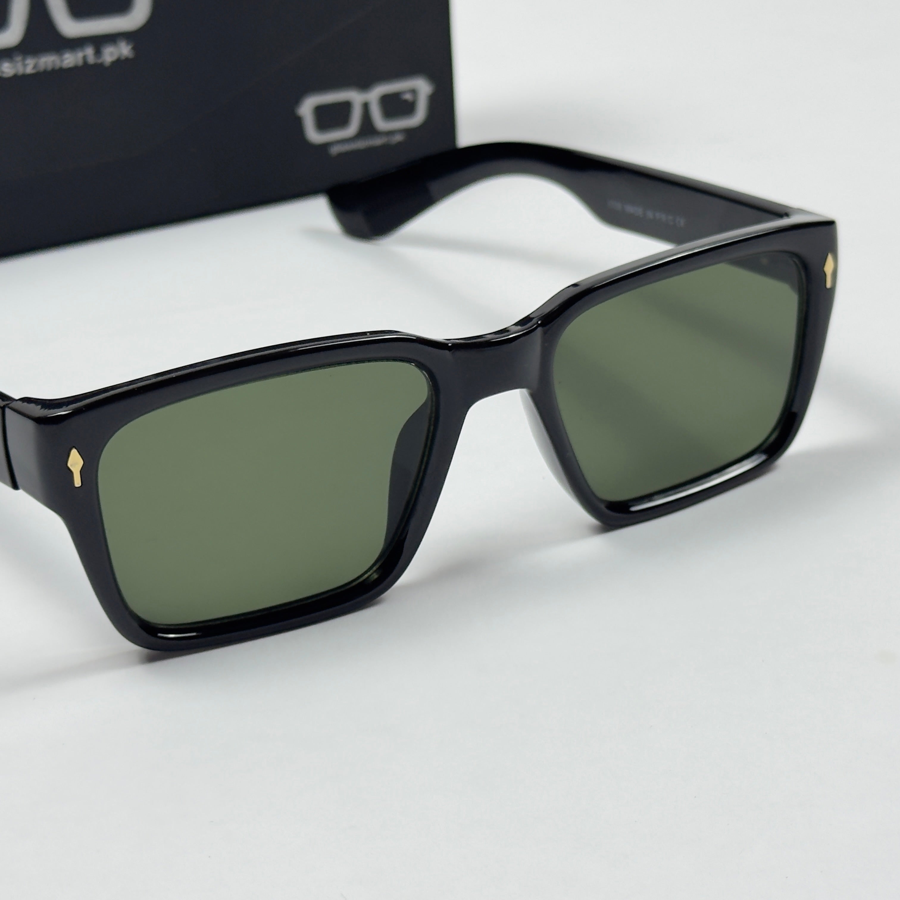 Moscot – 6507 – 53 - Black Green – Acetate  – Sunglasses - Unisex