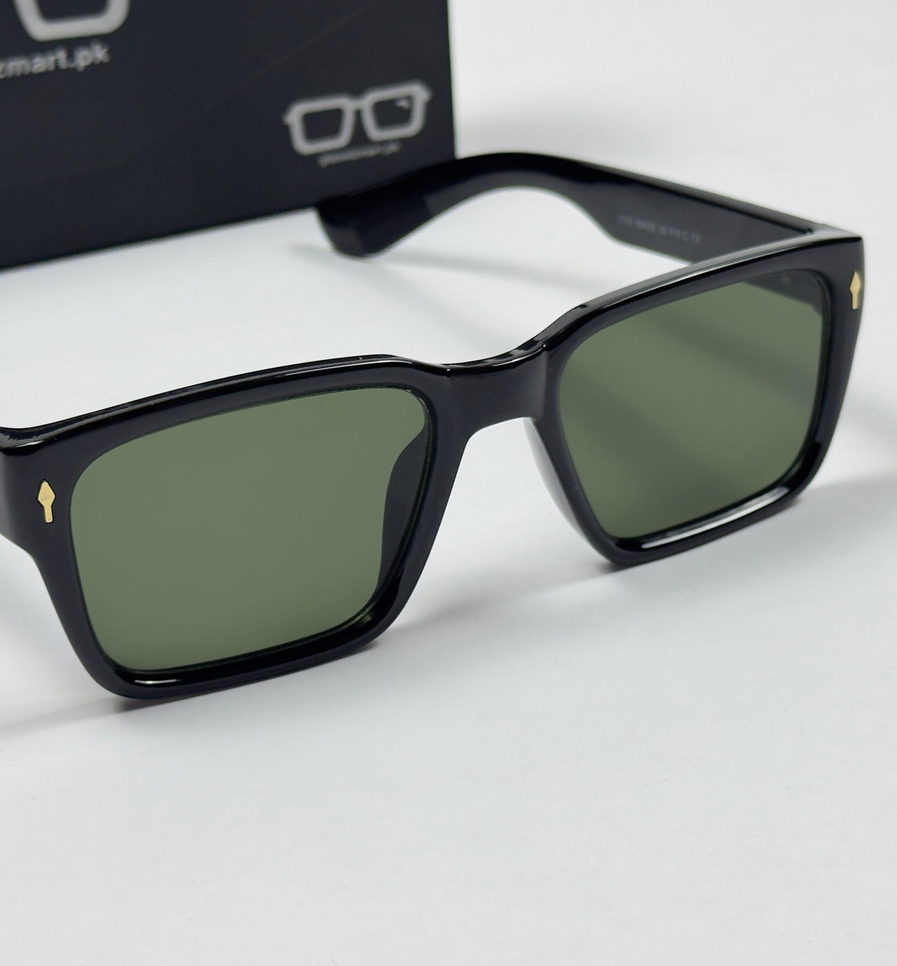 Moscot – 6507 – 53 - Black Green – Acetate  – Sunglasses - Unisex