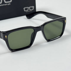 Moscot – 6507 – 53 - Black Green – Acetate  – Sunglasses - Unisex