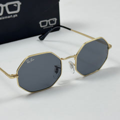 Rayban – 1972 – 55 – Golden Black – Metal – Sunglasses – Women