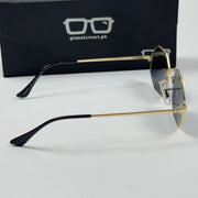 Rayban – 1972 – 55 – Golden Black – Metal – Sunglasses – Women