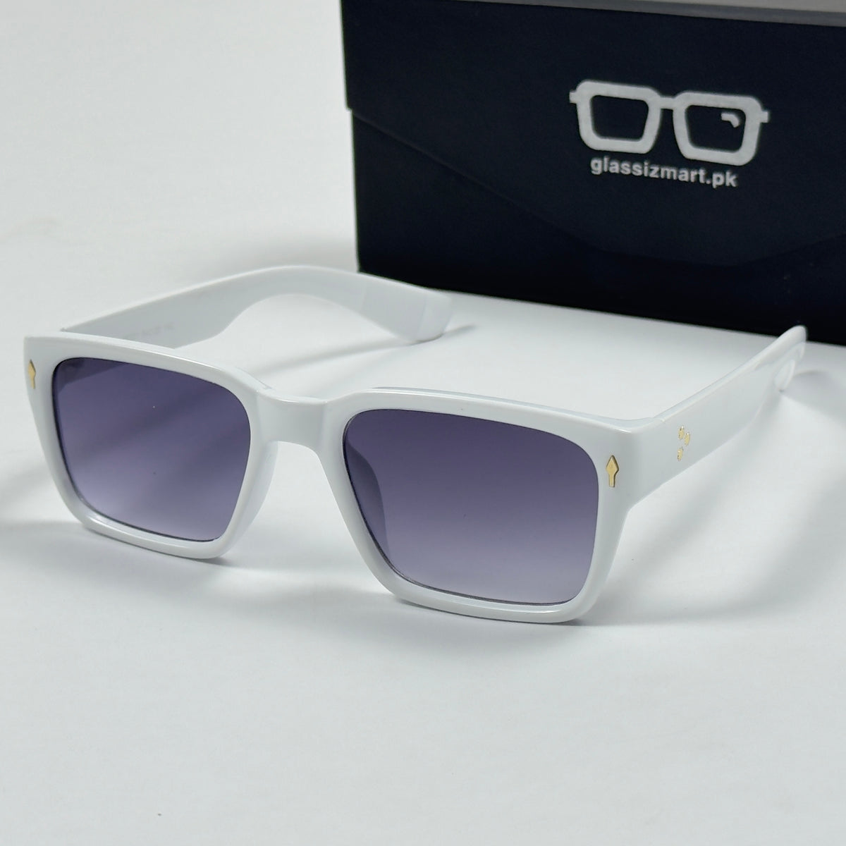 Moscot – 6507 – 53 - White Black Gradient – Acetate  – Sunglasses - Unisex