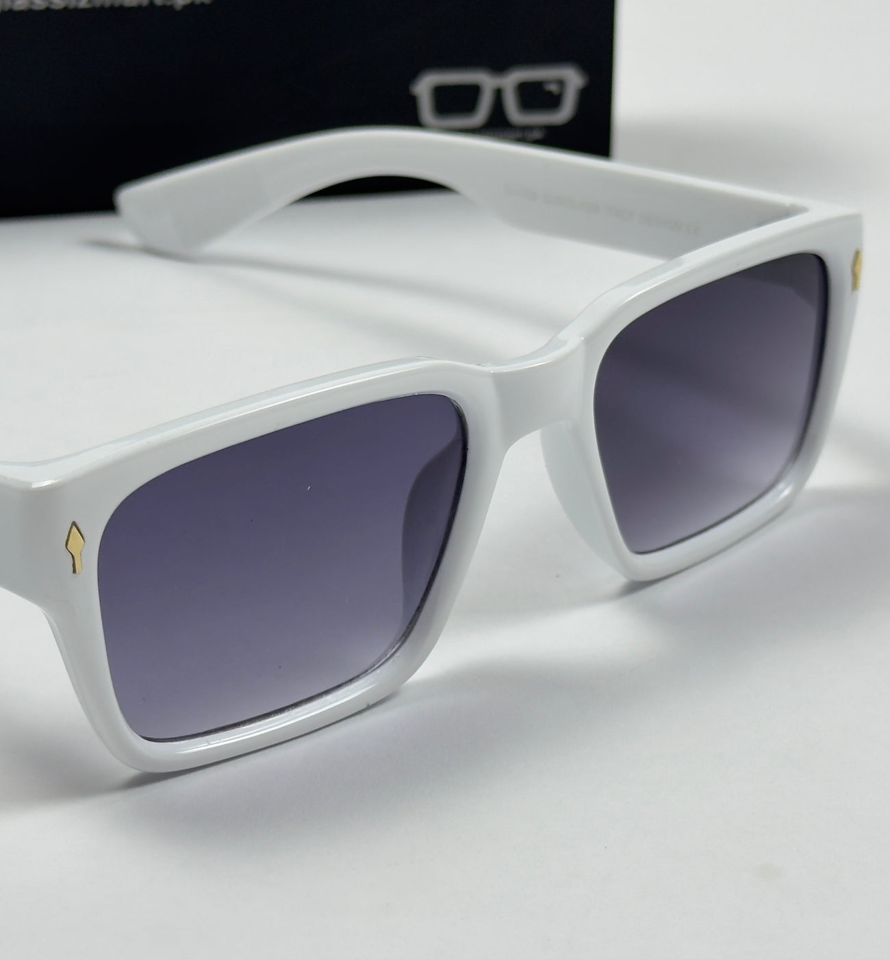 Moscot – 6507 – 53 - White Black Gradient – Acetate  – Sunglasses - Unisex