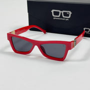 Louis Vuitton – 96008 – 58 – Red Black – Acetate  - Sunglasses – Unisex