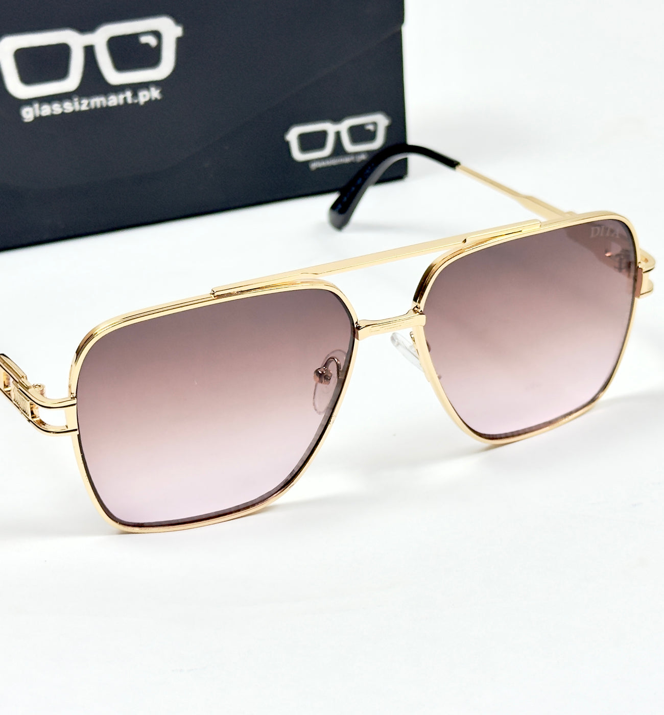 Dita – 30346 – 58 – Golden Maroon – Metal – Sunglasses – Unisex