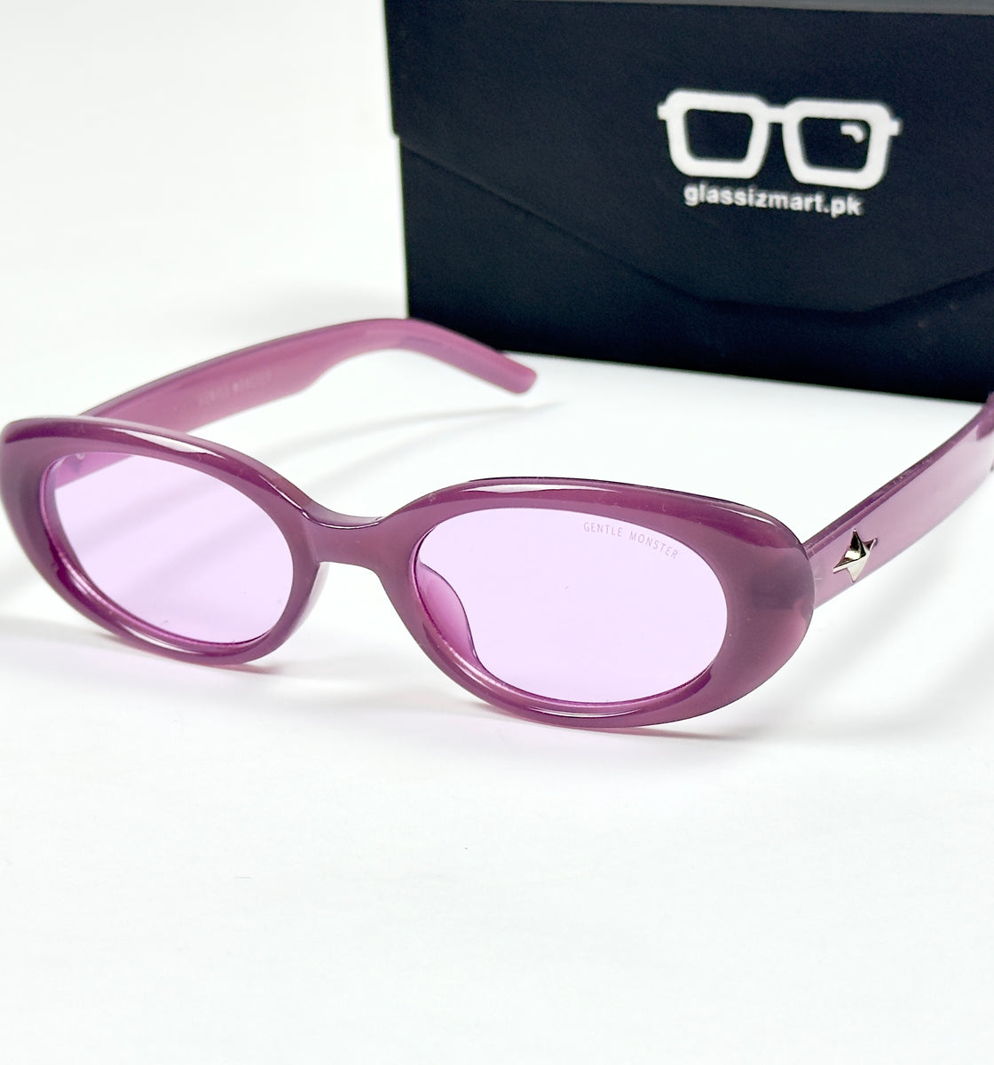 Gentle Monster – 9157 – Purple – Acetate – Oval – Sunglasses - Ladies