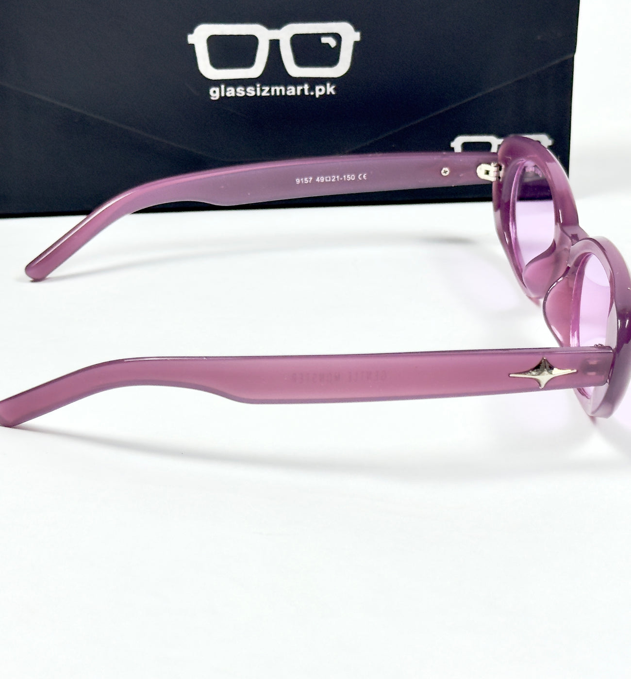 Gentle Monster – 9157 – Purple – Acetate – Oval – Sunglasses - Ladies