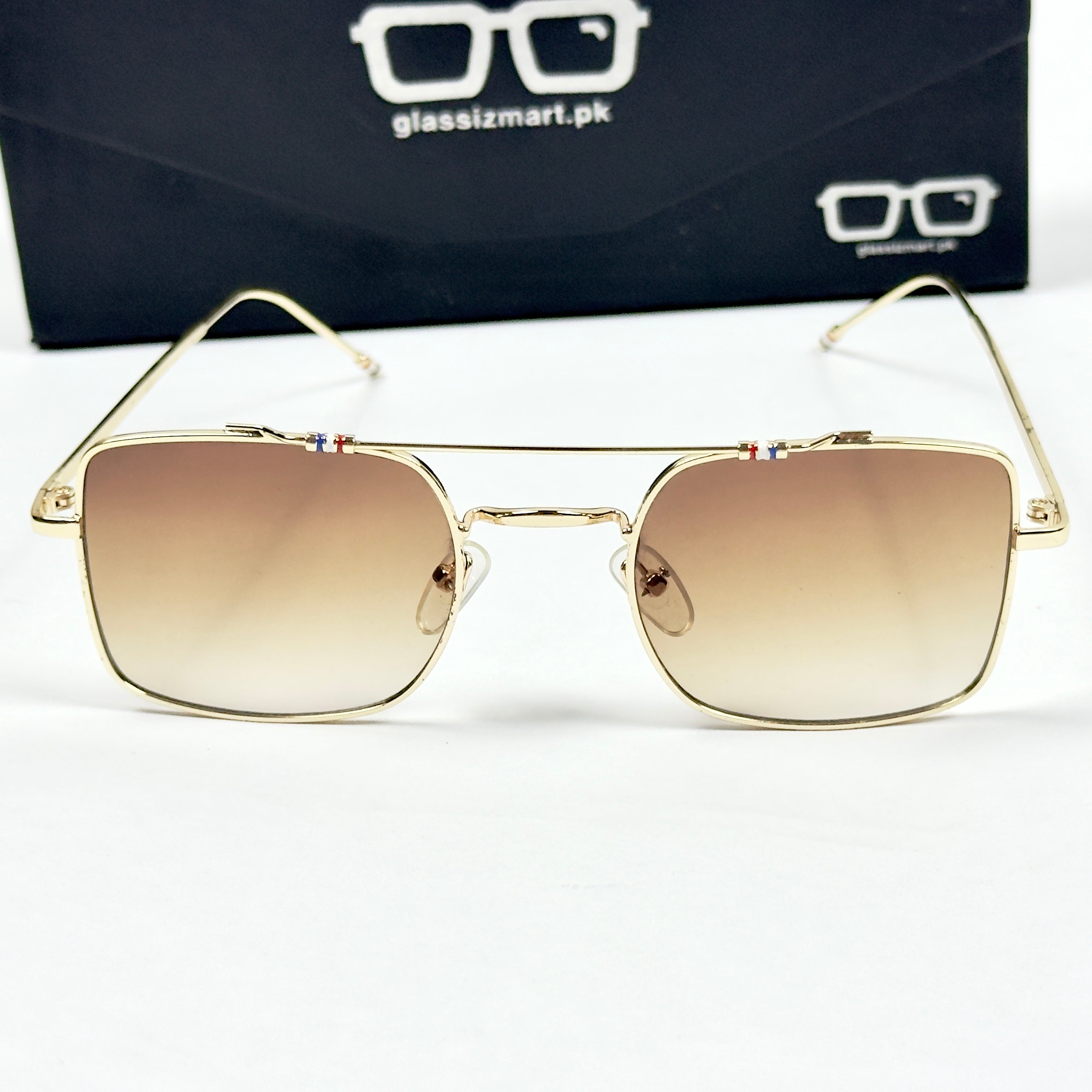 Dita – 3312 – 55 – Golden Brown – Metal – Sunglasses – Unisex