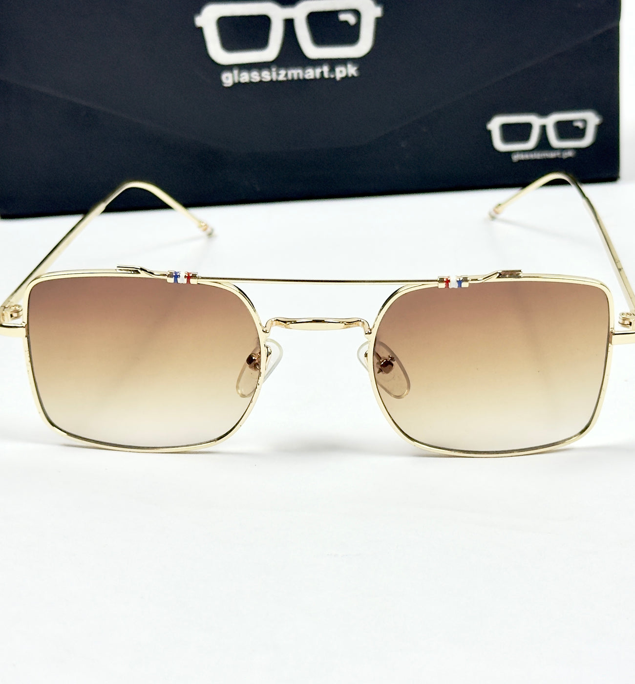 Dita – 3312 – 55 – Golden Brown – Metal – Sunglasses – Unisex