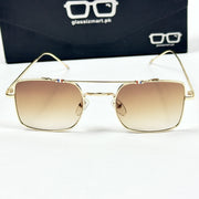 Dita – 3312 – 55 – Golden Brown – Metal – Sunglasses – Unisex