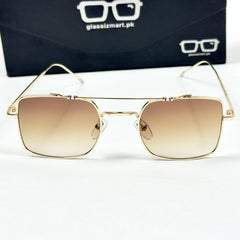 Dita – 3312 – 55 – Golden Brown – Metal – Sunglasses – Unisex