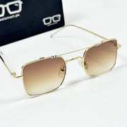 Dita – 3312 – 55 – Golden Brown – Metal – Sunglasses – Unisex