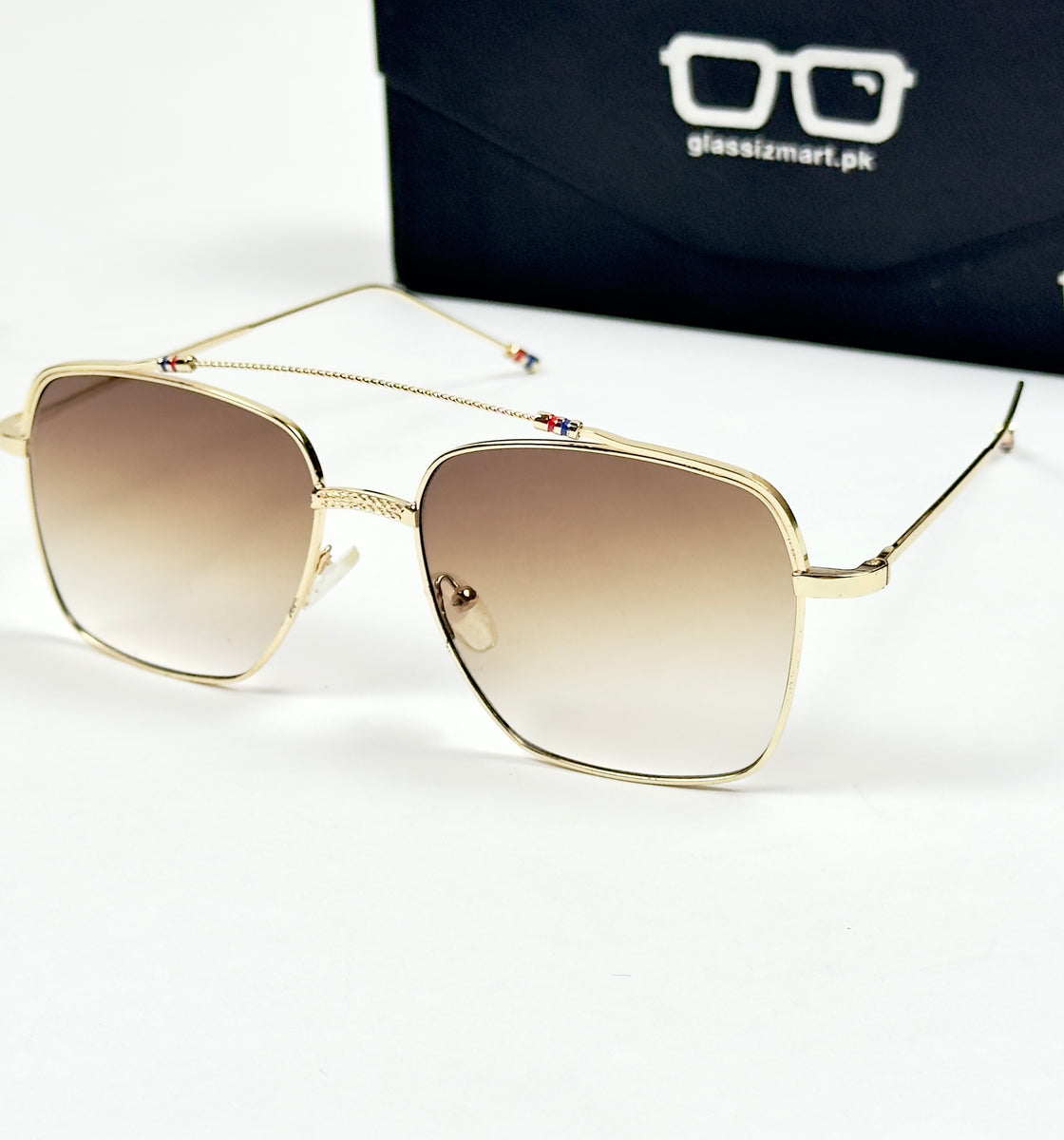 Dita – 3312 – 58 – Golden Brown – Metal – Sunglasses – Unisex
