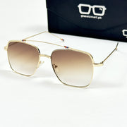 Dita – 3312 – 58 – Golden Brown – Metal – Sunglasses – Unisex