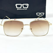 Dita – 3312 – 58 – Golden Brown – Metal – Sunglasses – Unisex