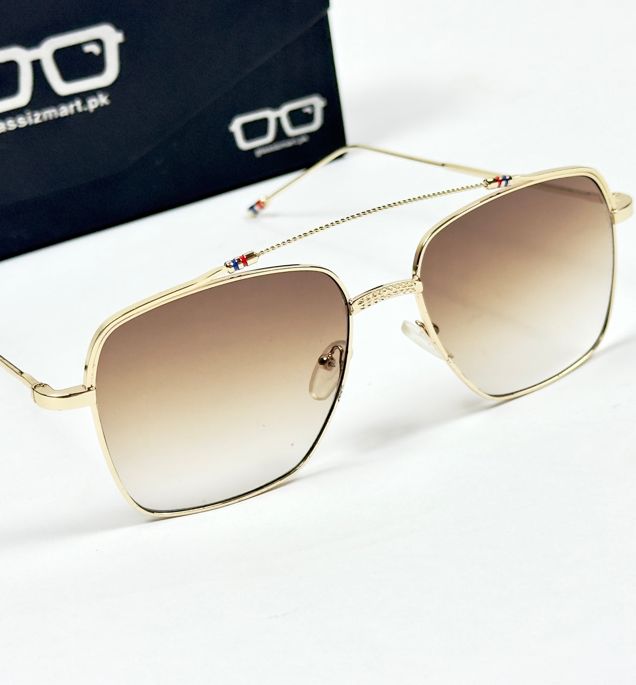 Dita – 3312 – 58 – Golden Brown – Metal – Sunglasses – Unisex