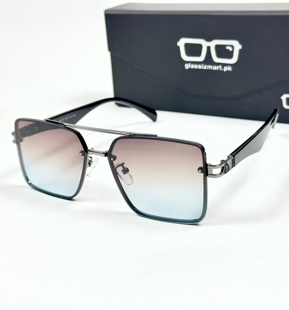 Dita – 0520 – 58 – Brown Blue – Metal – Sunglasses – Unisex