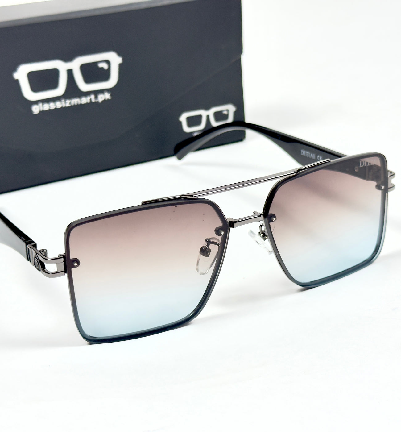 Dita – 0520 – 58 – Brown Blue – Metal – Sunglasses – Unisex