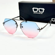 Ferragamo – 58175 – 50 – Pink Blue – Metal – Sunglasses – Unisex