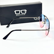 Ferragamo – 58175 – 50 – Pink Blue – Metal – Sunglasses – Unisex