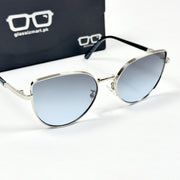 Dior – 8101 – 58 – Silver Blue – Metal – Sunglasses – Ladies