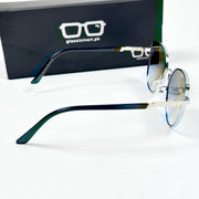 Dior – 8101 – 58 – Silver Blue – Metal – Sunglasses – Ladies