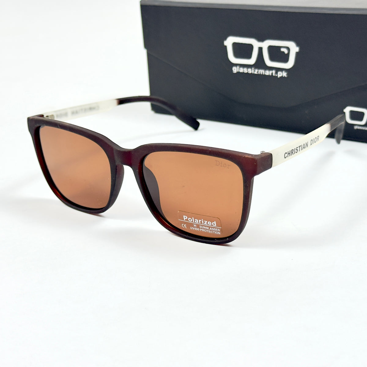 Dior – 2707 - 56 – Brown – Acetate – Sunglasses - Unisex