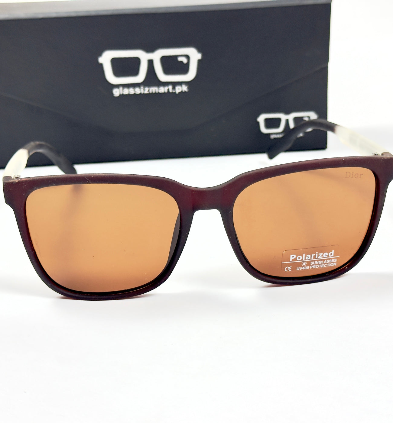 Dior – 2707 - 56 – Brown – Acetate – Sunglasses - Unisex