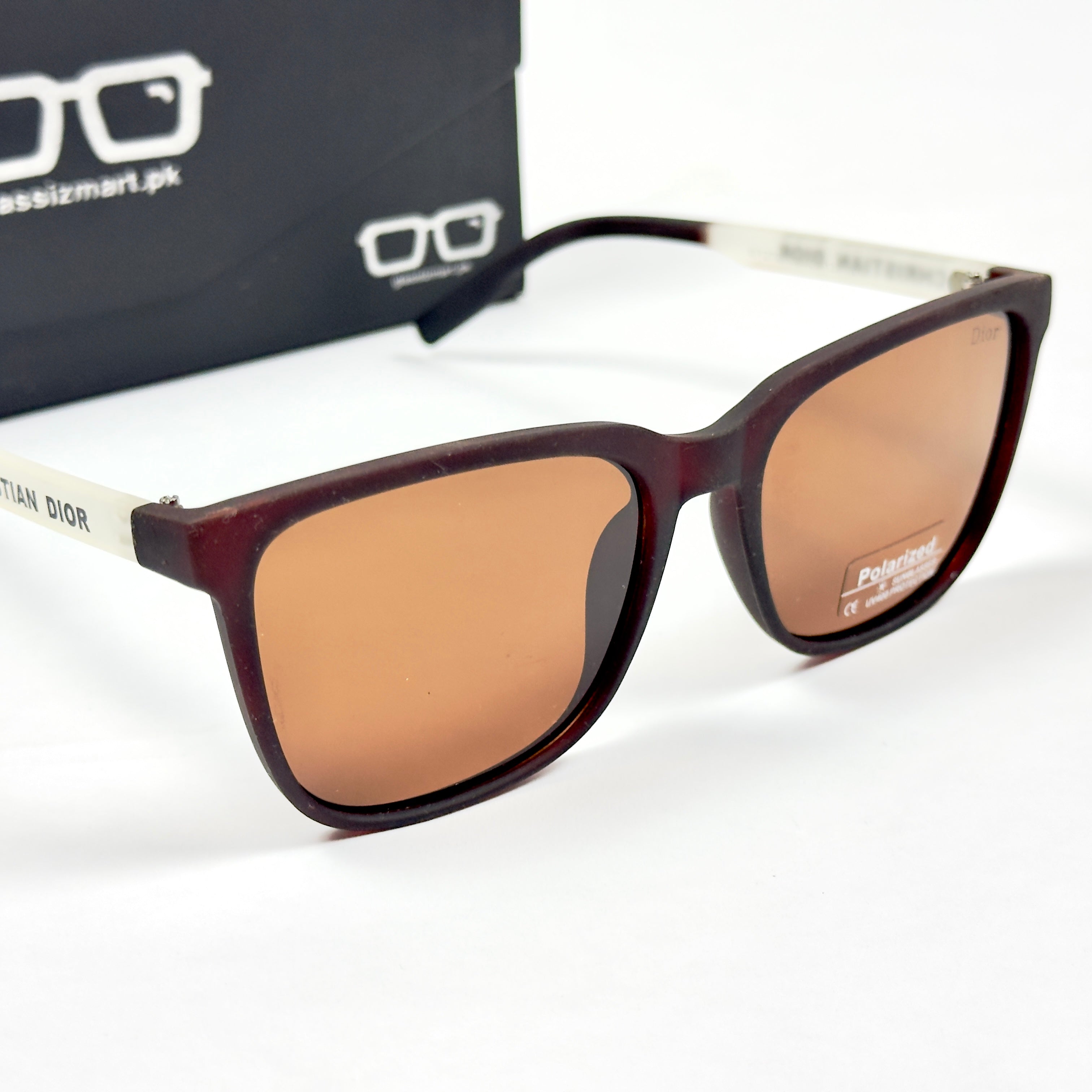 Dior – 2707 - 56 – Brown – Acetate – Sunglasses - Unisex