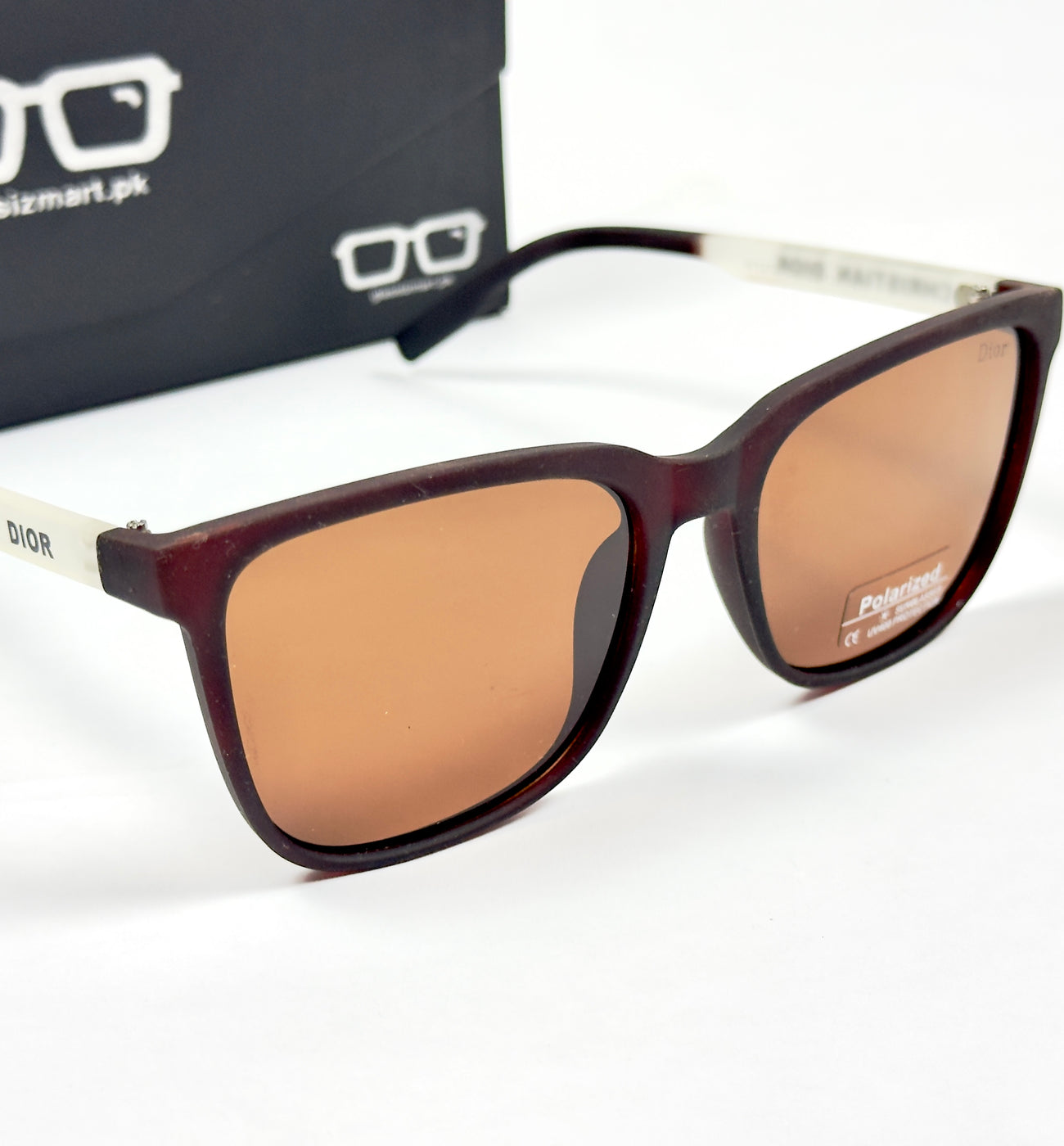 Dior – 2707 - 56 – Brown – Acetate – Sunglasses - Unisex