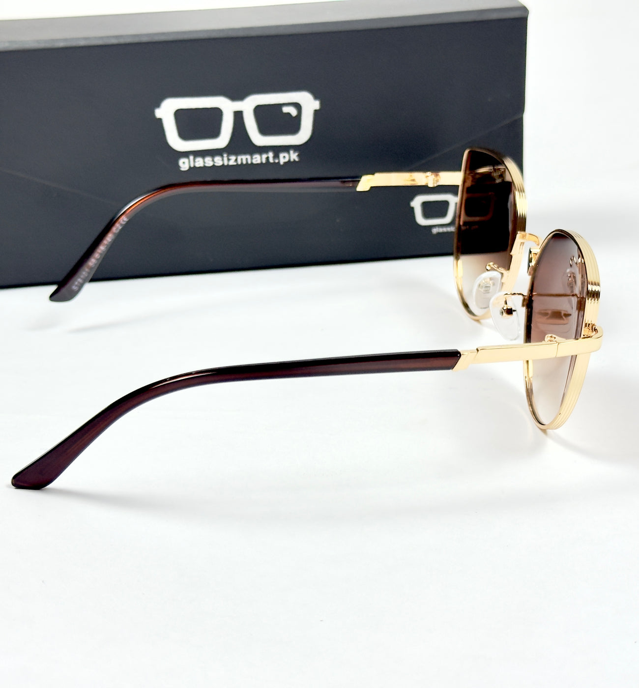 Dior – 8101 – 58 – Golden Brown – Metal – Sunglasses – Ladies