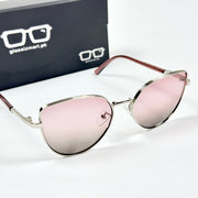 Dior – 8101 – 58 – Silver Pink – Metal – Sunglasses – Ladies