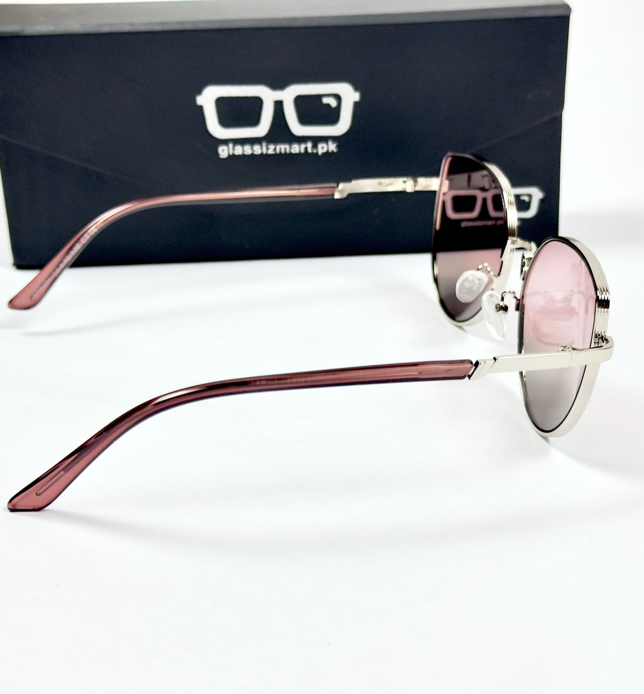Dior – 8101 – 58 – Silver Pink – Metal – Sunglasses – Ladies