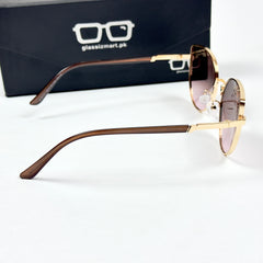 Dior – 8101 – 58 – Golden Pink – Metal – Sunglasses – Ladies