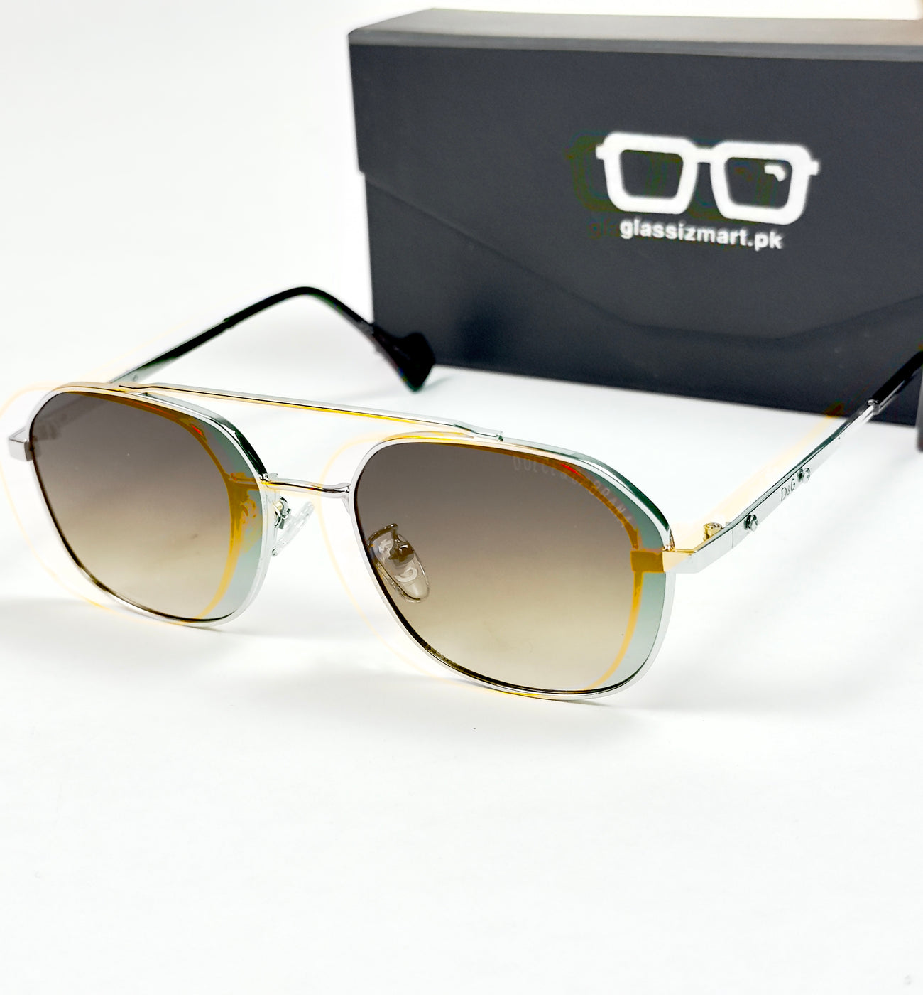 Dolce & Gabbana – 2A81 – 55 – Golden Brown – Metal – Sunglasses – Unisex