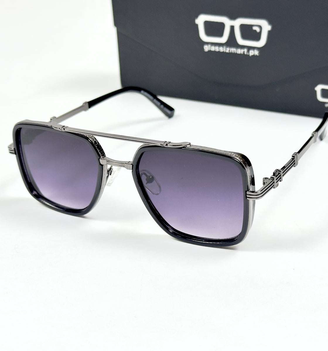Balmain – 19314 – 57 – Black Gradient – Metal – Sunglasses – Unisex