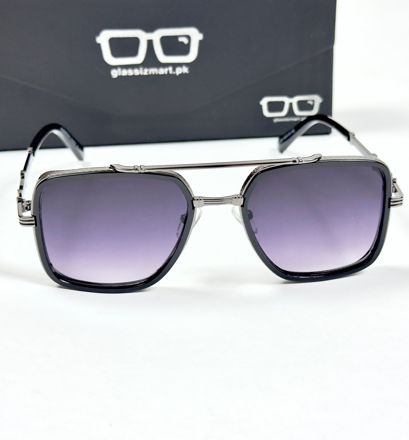 Balmain – 19314 – 57 – Black Gradient – Metal – Sunglasses – Unisex