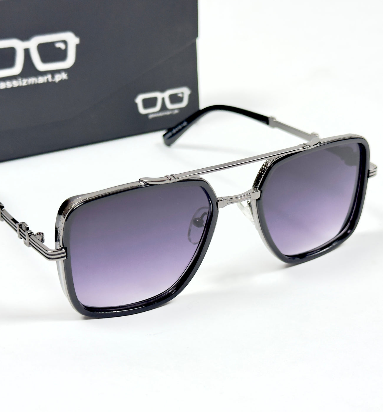 Balmain – 19314 – 57 – Black Gradient – Metal – Sunglasses – Unisex