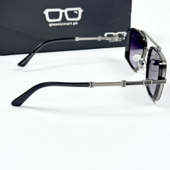 Balmain – 19314 – 57 – Black Gradient – Metal – Sunglasses – Unisex