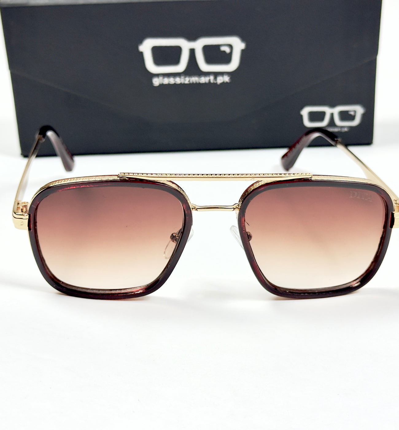 Dita – 3492 – 58 – Golden Brown – Metal – Sunglasses – Unisex
